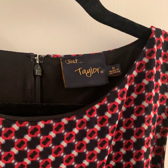 Red Rebecca Taylor Dress Size 8 - Picture 5 of 5